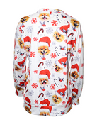 Women's Christmas Printed Round Neck T-shirt | Streetwear