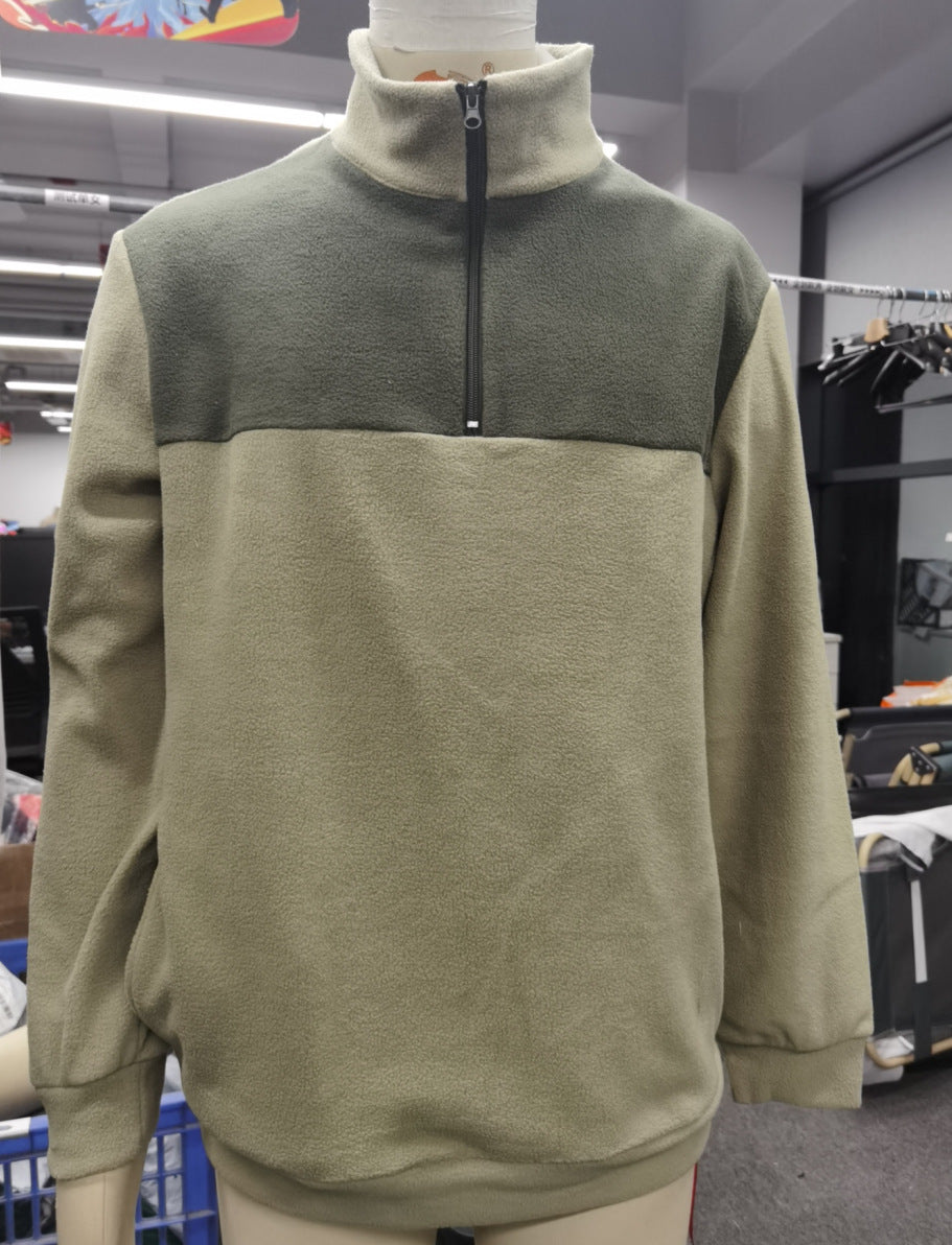 Men's Long Sleeve Zipper Stand-up Collar Sports Sweatshirt | Streetwear