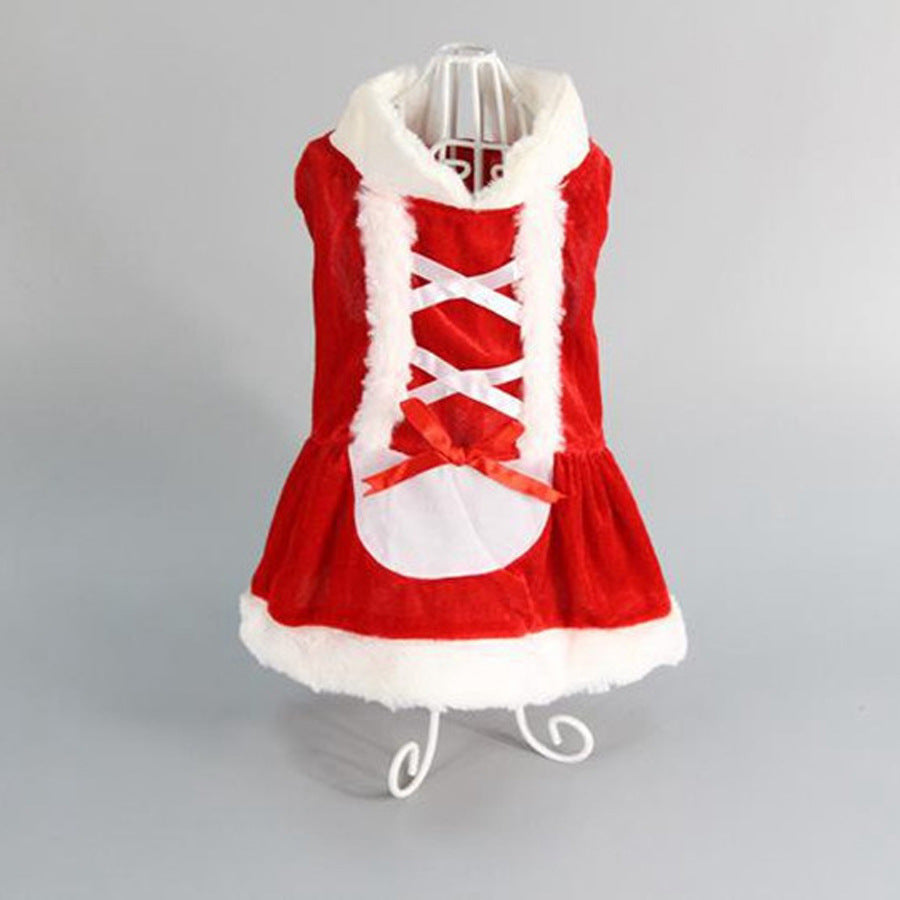 Warm Christmas Vest Shirt for Small Dogs