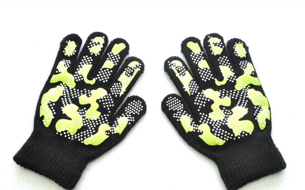 Warm Knitted Gloves for Kids 5-11 Years Outdoor Sports