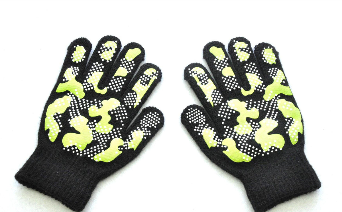 Warm Knitted Gloves for Kids 5-11 Years Outdoor Sports