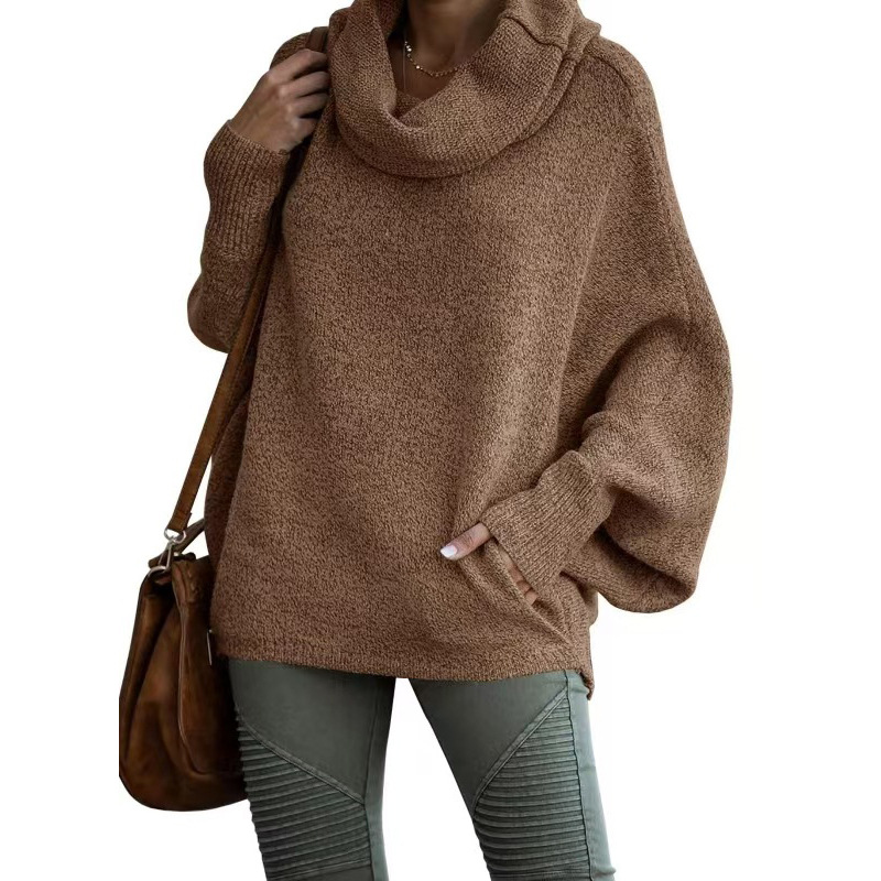 Lantern Sleeve Loose Casual Sweater