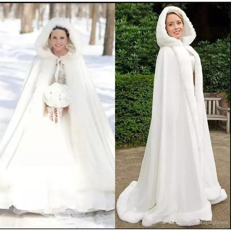 Winter Bridal Hanfu Coat and Cloak