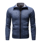 Thick Plus Velvet Men's Stand-up Collar Sweater