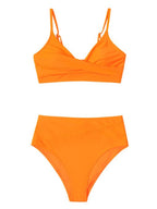 New Sexy Bikini Set for Small Busts, Vacation Swimwear
