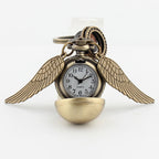 Harry Potter Golden Snitch Quidditch Pocket Watch Keychain | Accessory