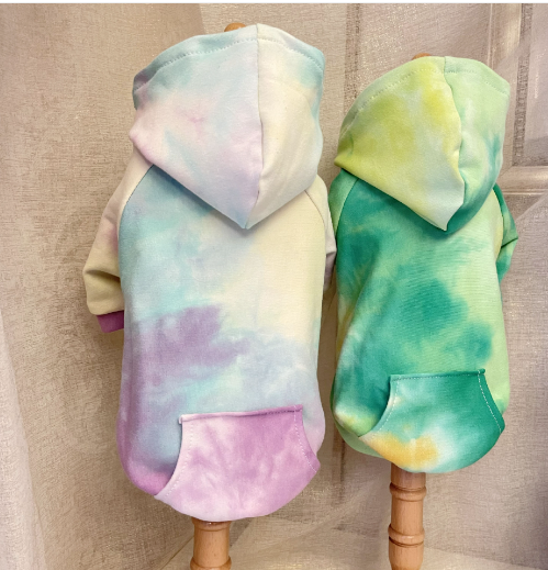 Schnauzer Tie-Dye Sweater for Pets Fashion Trend