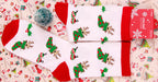 Cotton Christmas Socks with Santa, Reindeer, and Snowman