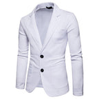 Men's Slim Fit Knit Blazer - Casual Business Jacket
