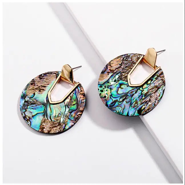 Marbelous Moon Earrings In 5 Hues | Jewelry