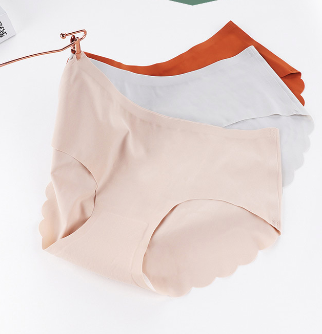 Popular Thai Latex Women's Antibacterial Mid-Rise Panties