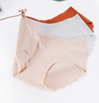 Popular Thai Latex Women's Antibacterial Mid-Rise Panties