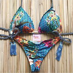 2021 Brazilian Women's Print Bikini in 33 Colors