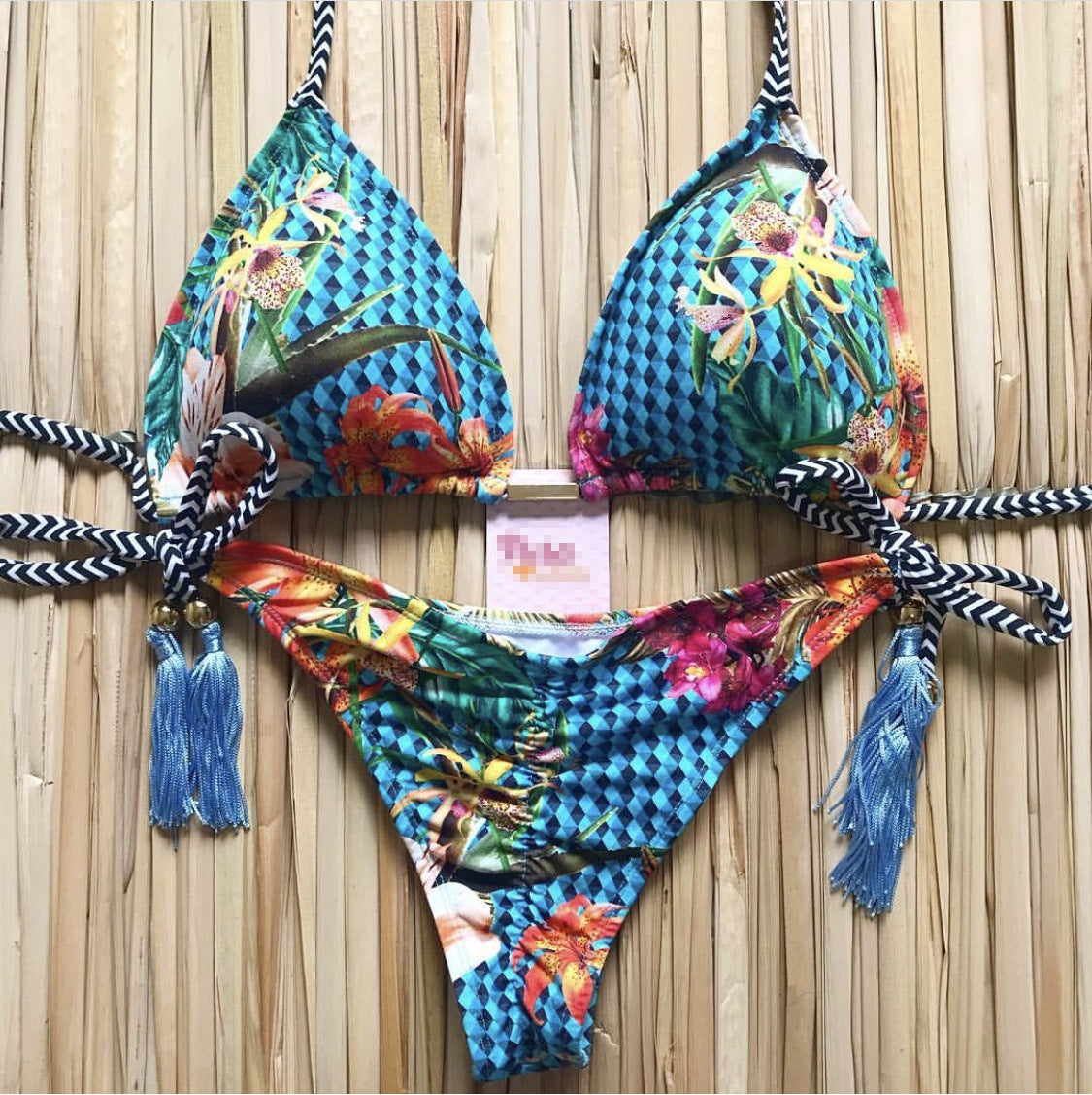 2021 Brazilian Women's Print Bikini in 33 Colors