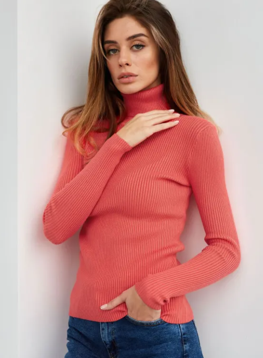 Women's Knitwear Turtleneck Pullover | Streetwear