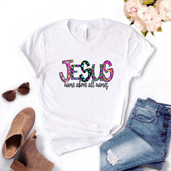 JESUS Women's and Men's Plus Size Short Sleeve T-Shirt | Faith Streetwear