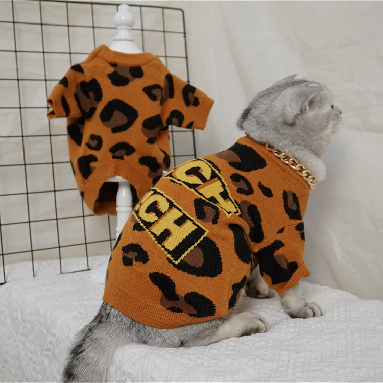 Knitted Wool Clothes for Cats and Dogs in Autumn/Winter