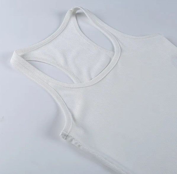 Knit Bodysuit Halter Top