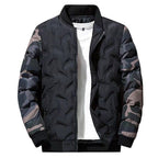 Men's Camouflage Bomber Jacket - Thick Warm Windbreaker
