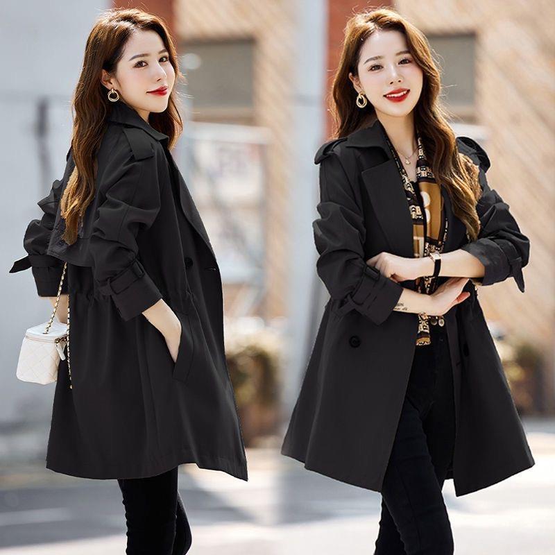 Casual Figure-Flattering Women's Windbreaker Coat