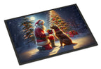 Chesapeake Bay Retriever and Santa Claus Doormat