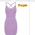 Solid Halter Bodycon Dress