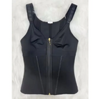 Mesh Waist Slimming Three-Breasted Corset