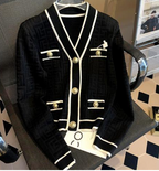 Jacquard Sweater Coat for Women (One Piece)