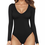 Women's Butt-Lifting V-Neck Bodysuit