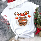 Adorable Christmas T-shirt for Festive Cheer | Streetwear
