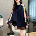 Loose Fit Lazy Style Pullover Sweater Fashion Top | Streetwear
