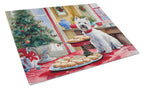 Westie Christmas Cookies Glass Cutting Board