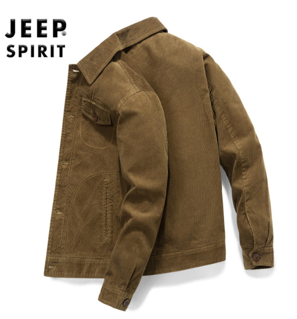 Men's Long Sleeve Solid Color Jacket - European Style