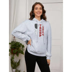 Thermal Printed Pullover Hoodie | Streetwear