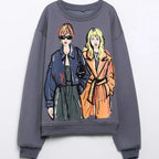 Sivatu Women's Fashion Hoodie with Print 2023 | Streetwear