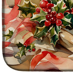 Christmas Bows & Ribbons Dish Drying Mat