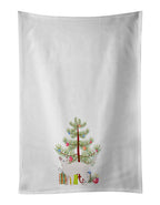 Khao Manee Cat Christmas Kitchen Towel Set of 2