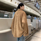 Men's Thick Corduroy Long Sleeve Winter Shirt Coat