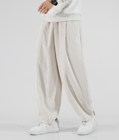 Men's Warm Corduroy Trousers with Cashmere Lining