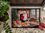 Cookies with Santa Claus Doormat