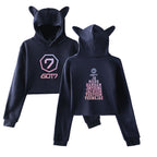 GOT7 Hoodie with Cat Print - Unisex Kpop Style | Streetwear