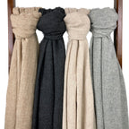 Black Handloom Cashmere Scarf