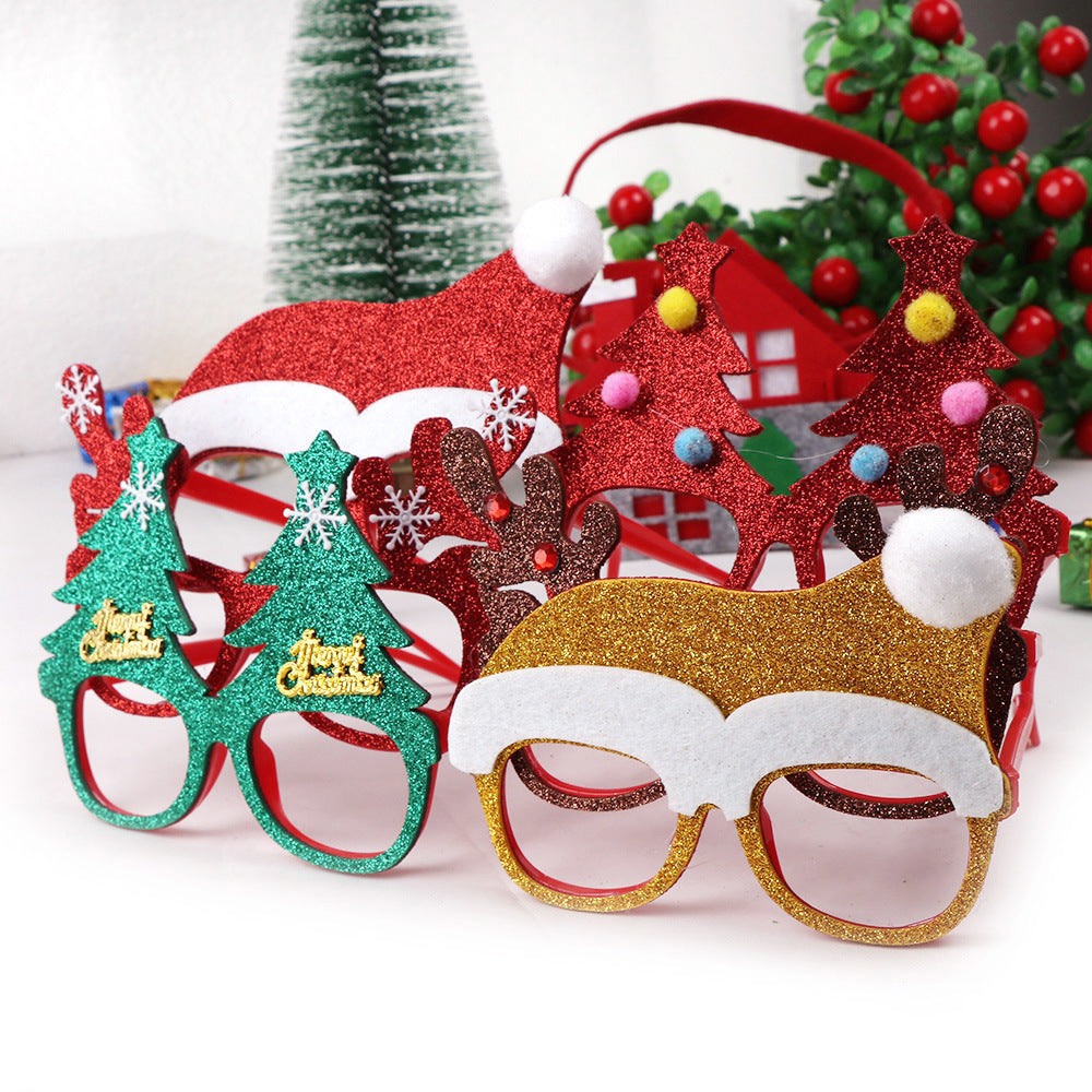 Christmas Decorative Glasses for Adults and Kids