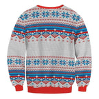 Loose Fit Women's Christmas Sweatshirt with Round Neck | Streetwear