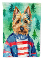 Australian Terrier Christmas House Flag