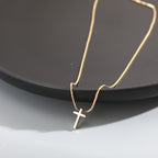 [Duplicate] [Archived] Gold & Silver Christian Cross Necklace