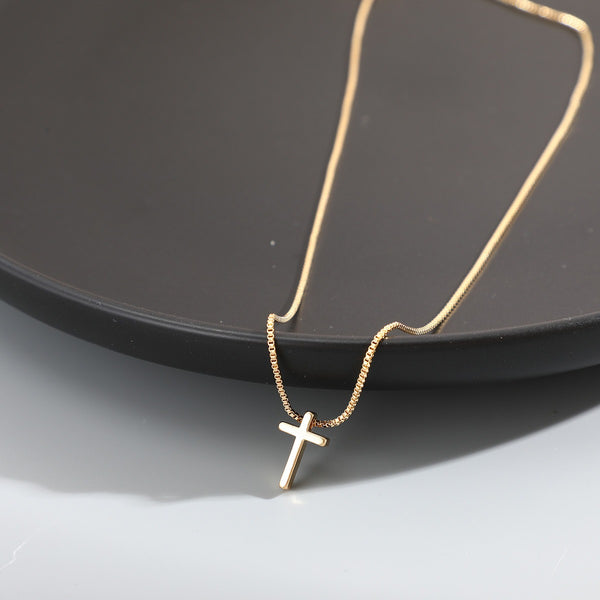[Duplicate] [Archived] Gold & Silver Christian Cross Necklace