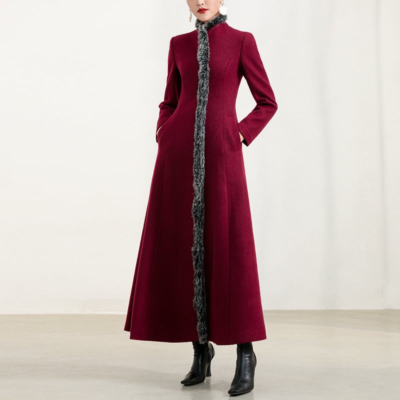 High-End Rex Rabbit Wool Coat