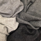 Charcoal Handloom Cashmere Scarf