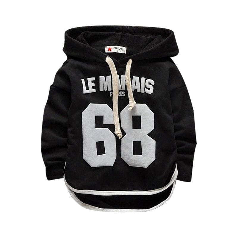 Cartoon Casual Digital Print Baby Hoodie | Streetwear